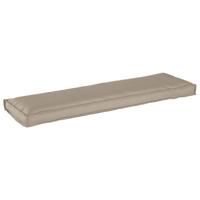 VidaXL Kussen taupe 140 x 40 x 8 cm oxford stof - thumbnail