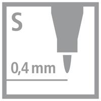 Stabilo Write 4 all permanent marker zwart - thumbnail