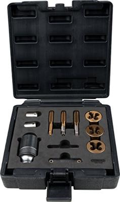 KS Tools 150.1420 3/8 draadsnijset voor wielmoeren en schroeven, 11-delig