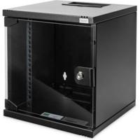 Digitus DN-10-06U-B 10inch-wandkast 6 HE Zwart (RAL 9005) - thumbnail