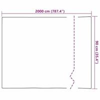 VidaXL Zelfklevende spiegelfolie zilver 90 x 2000 cm pet - thumbnail