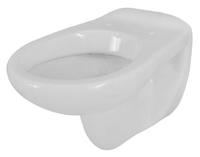 Toiletpot Hangend Basic 54x36x34,5cm Wandcloset Keramiek Diepspoel Glans Wit - thumbnail