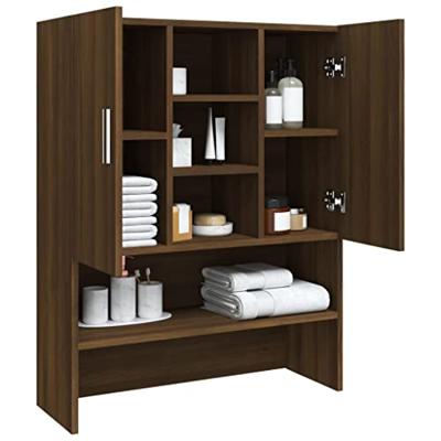 VidaXL Wasmachinekast 70,5x25,5x90 cm bruin eikenkleur VidaXL Wasmachinekast 70,5x25,5x90 cm bruin eikenkleur