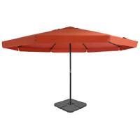 VidaXL Parasol met draagbare voet terracottakleurig - thumbnail
