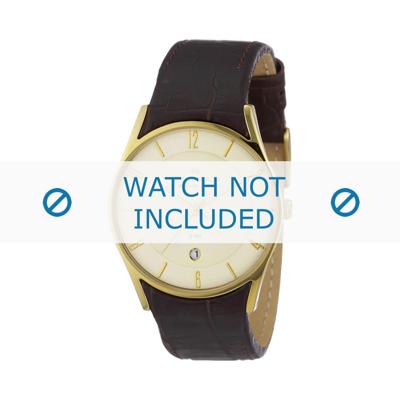 Horlogeband Skagen 474XLGL Leder Bruin 24mm