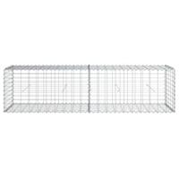 Schanskorf 200x50x50 cm gegalvaniseerd ijzer zilverkleurig - thumbnail