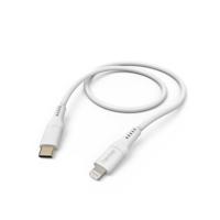 Hama Oplaadkabel Flexible USB-C - Lightning 1,5 M Silicone Wit - thumbnail