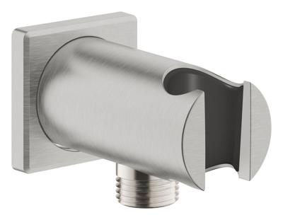 Wandaansluitbocht GROHE Rainshower Met Houder Vierkant, Supersteel