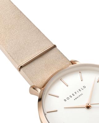 Rosefield The West Village Quartz Polshorloge Vrouw Goud Rosefield The West Village Quartz Polshorloge Vrouw Goud