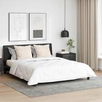VidaXL Dekbed met kussen 3 pcs wit microfibre - thumbnail