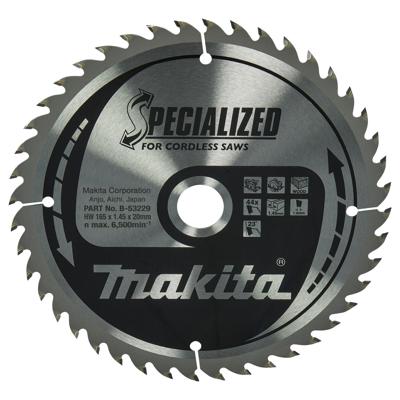 Makita Cirkelzaagblad voor Hout | Specialized | Ø 165mm Asgat 20mm 44T - B-53229