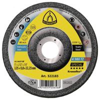 Klingspor A 980 TZ Special 322183 Doorslijpschijf gebogen 125 mm 25 stuk(s) RVS, Staal, Non-ferrometaal - thumbnail