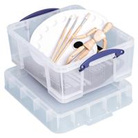 Really Useful Box opbergdoos 18 liter XL, transparant - thumbnail