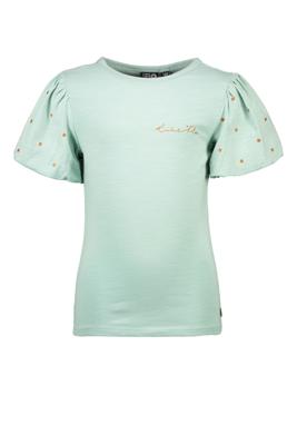 Like Flo Meisjes t-shirt ballon mouw - Mint