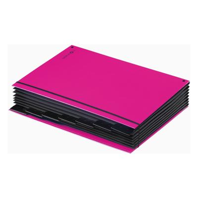 Sorteermap Pagna Trend A4 7 tabs donkerroze