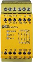 PILZ PNOZ X4 24VDC 3n/o 1n/c Veiligheidsschakelapparaat Voedingsspanning (num): 24 V/DC 3x NO, 1x NC (b x h x d) 45 x 87 x 121 mm 1 stuk(s) - thumbnail