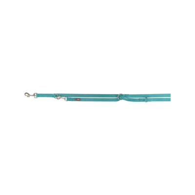 Trixie hondenriem premium verstelbaar aqua blauw