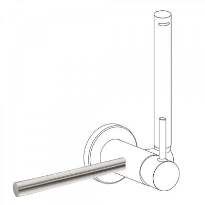 Handdoekhouder t.b.v. bidetmengkraan Tres Study Exclusive RVS