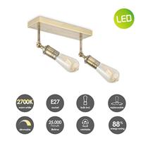 Light depot - opbouwspot Spy 2 lichts - vintage - Outlet - thumbnail