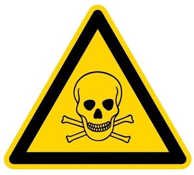 Giftige stoffen - 100 mm breed