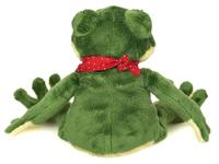 Gelede kikkerknuffel 28 cm TEDDY HERMANN groen - thumbnail