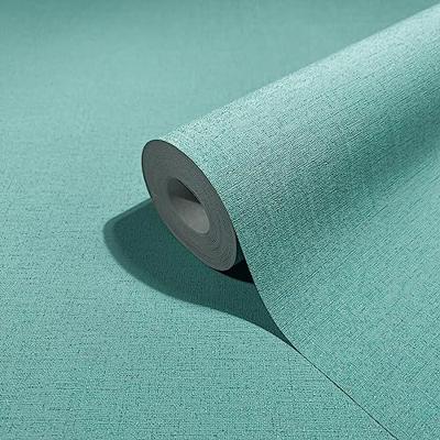 Novamur TopChic 2023-2025; Jackie; Flora; The New Textures Book Behang uni vergrijsd turquoise blauw - 6820-90