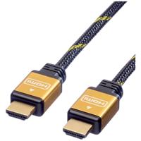ROLINE GOLD HDMI High Speed Kabel, M/M, 10 m - thumbnail