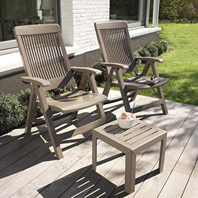 Bijzettafel Grosfillex Taupe Hars Plastic 40 x 40 x 35 cm