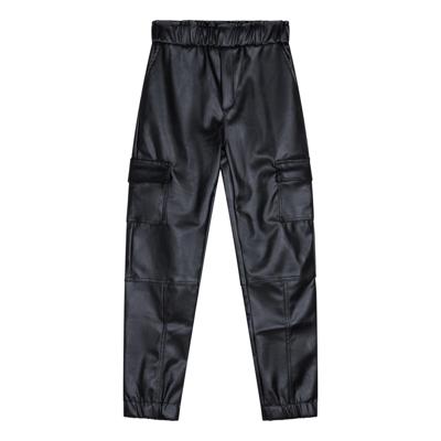 Indian Blue Jeans Meisjes cargo broek pu - Donker zilver