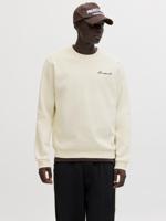 Jack & Jones Jcodust Script Sweat Crew Neck Sweater 5035706 Sweet Corn - thumbnail
