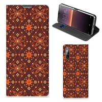 Sony Xperia L4 | Hoesje met Magneet | Batik Brown - thumbnail