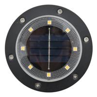 VidaXL Grondlampen 4 st solar met grondpennen warmwit - thumbnail