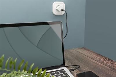 Digitus USB-kabel USB 2.0 USB-C stekker, USB-C stekker 1.80 m Zwart Rond, Stekker past op beide manieren, Afgeschermd (dubbel) AK-300138-018-S