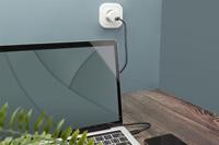 Digitus USB-kabel USB 2.0 USB-C stekker, USB-C stekker 1.80 m Zwart Rond, Stekker past op beide manieren, Afgeschermd (dubbel) AK-300138-018-S - thumbnail