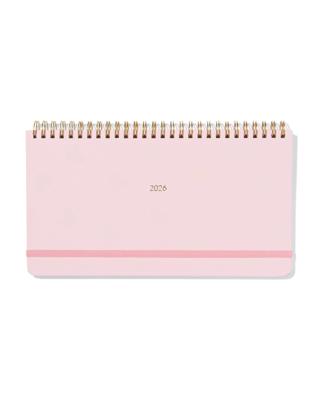 HEMA Agenda 2026 horizontaal 24.5x13.5cm hartjes