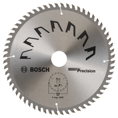 Bosch Accessoires Cirkelzaagblad Precision 216X30X2,5,T60 - 2609256935