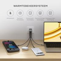 Satechi USB-C 4-port GaN travel oplader (145W) - Space Grey - thumbnail