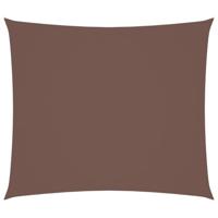 Zonnescherm rechthoekig 2,5x3 m oxford stof bruin - thumbnail