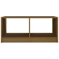 Salontafel 75x50x33,5 cm massief grenenhout honingbruin - thumbnail