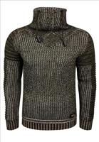 Rusty Neal - heren trui kaki - 13293 - thumbnail