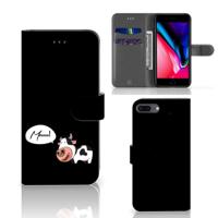 Apple iPhone 7 Plus | 8 Plus Leuk Hoesje Cow - thumbnail