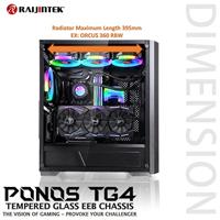 RAIJINTEK PONOS TG4 midi tower behuizing - thumbnail