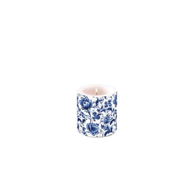 Ambiente Kaars small delft blauw florals