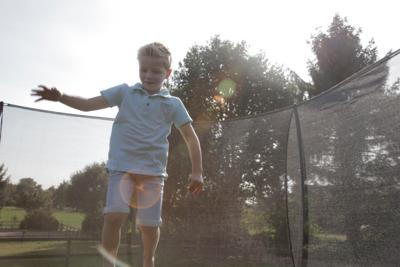 Exit Silhouette InGround trampoline met net - Ø 427 cm - Zwart