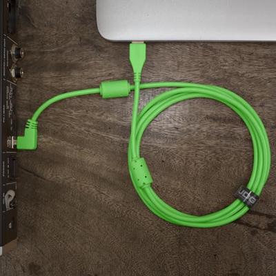UDG UDG Ultimate Audio Cable USB 2.0 A-B Green Angled 1m - thumbnail