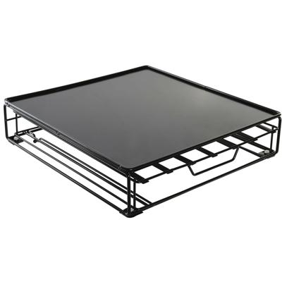 Koffiecapsule organizer DKD Home Decor 28,7 x 32 x 7 cm Zwart Metaal