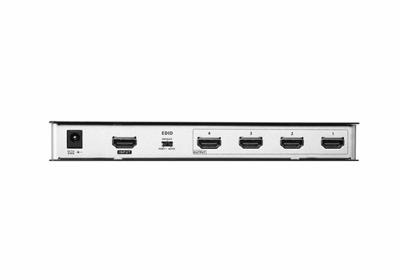 Aten VS184B-AT-G 4-poorts Hdmi-splitter Zwart