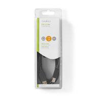 Nedis CCGB60100BK30 Usb 2.0-kabel A Male - B Male 3,0 M Zwart - thumbnail
