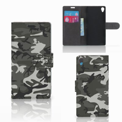 Sony Xperia Z3 Telefoon Hoesje Army Light Sony Xperia Z3 Telefoon Hoesje Army Light