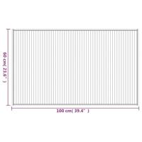 Vloerkleed rechthoekig 60x100 cm bamboe lichtnaturel - thumbnail